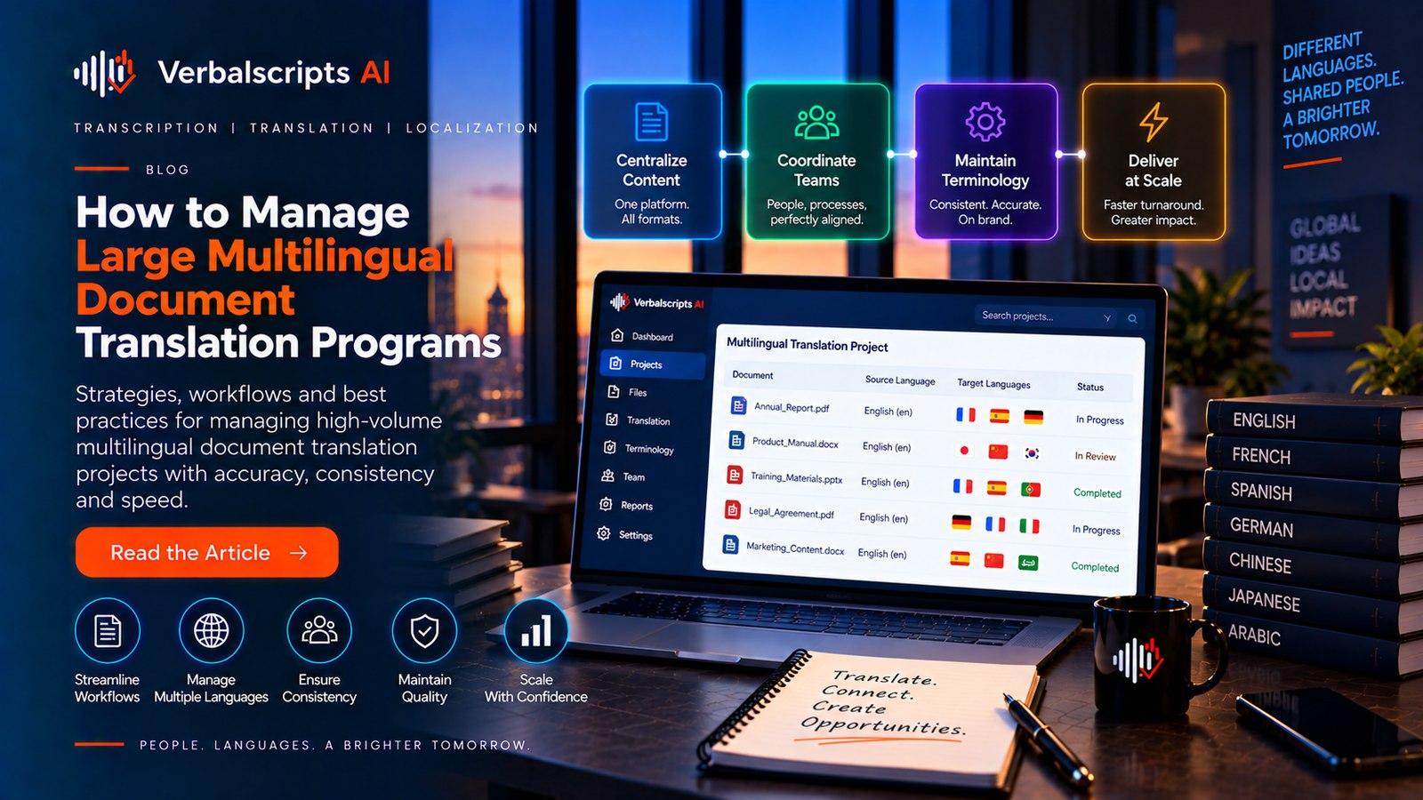 Editorial illustration for How to Compare AI Translation Providers