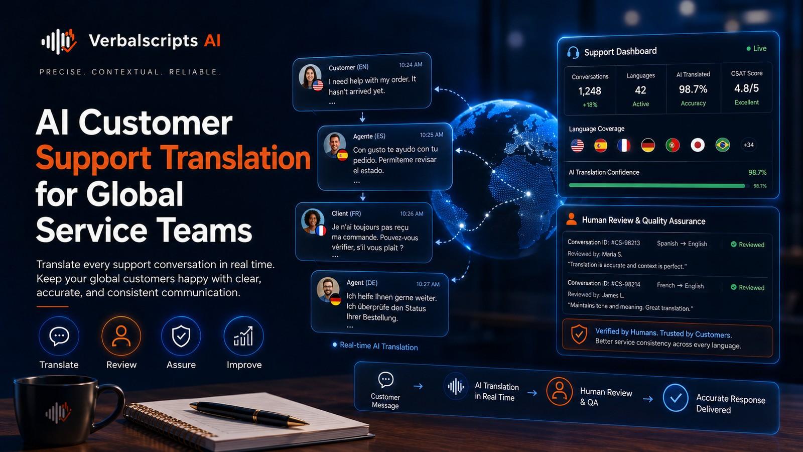 Editorial illustration for AI Presentation Translation: Slides, Notes and Layout Preservation